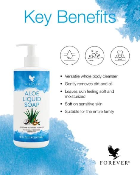 Forever Aloe Liquid Soap - Key benefits