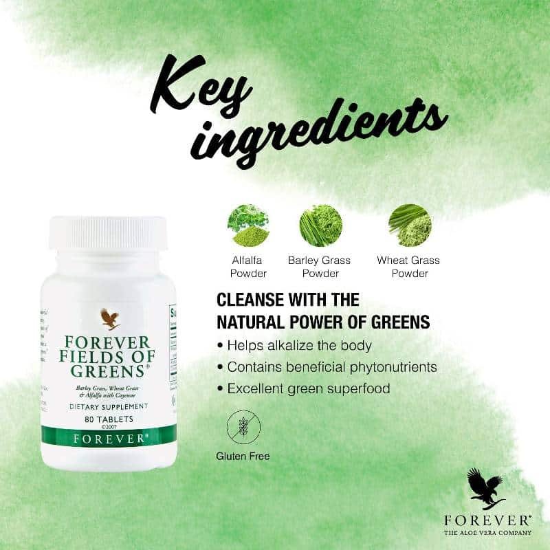 Forever Fields Of Greens Key Ingredients